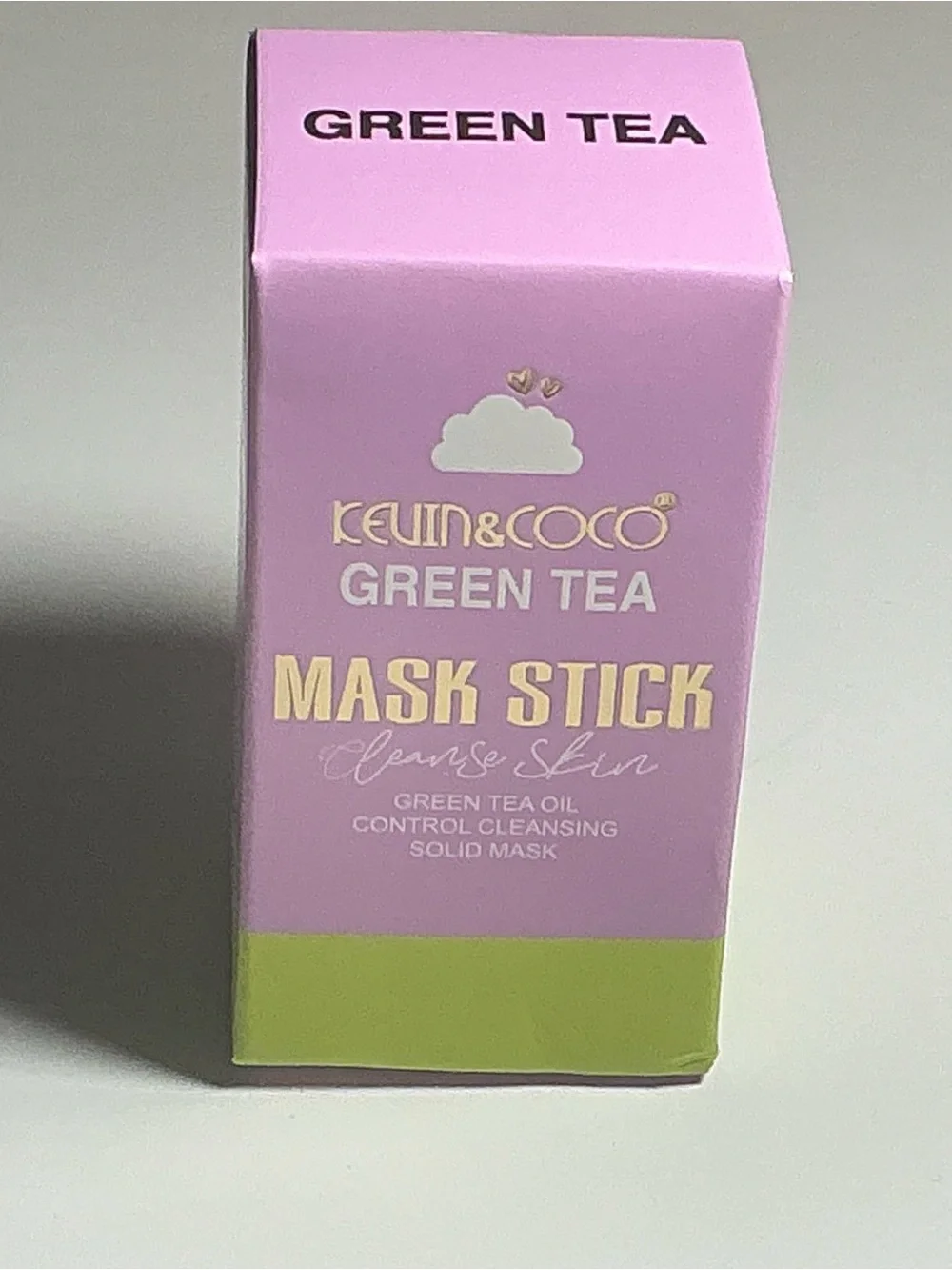 Kevin & Coco Green Tea Mask Stick | Oil Control Cleansing Solid Face Mask